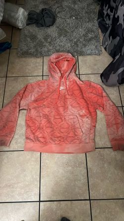 Pink Dyed Nike Hoodie