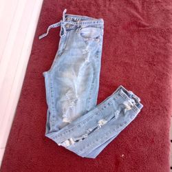 Gemma Rae distressed high rise jeans size 1