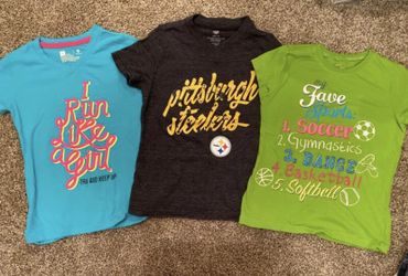 Girls 7/8 shirt lot