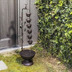 New Outdoor 6 Cup Tiered Fountain (metal) 