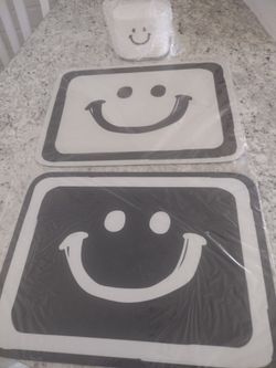 Two New Smiley Placemats