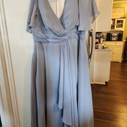 Dusty Blue Gown