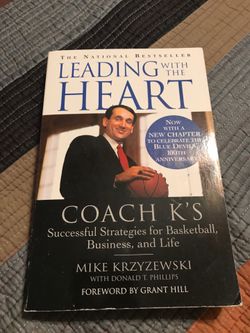 Leading with the Heart Coach K Mike Krzyzewski Book