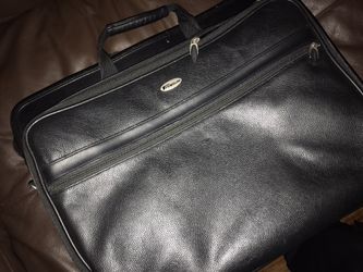 LEATHER TARGUS LAPTOP BAG