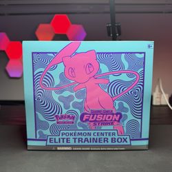 Fusion Strike Pokemon Center Etb 