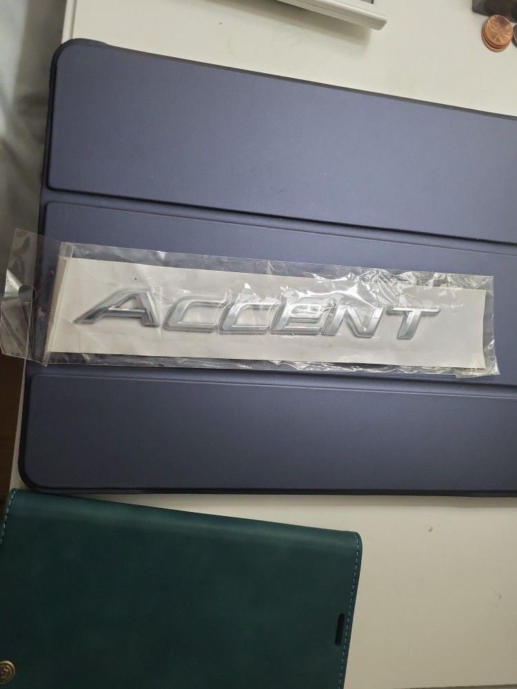 Emblems Letters Hyundai Accent ..