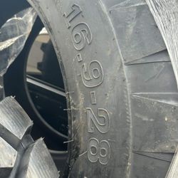 2x 16.9x28 Tractor Tires $1300