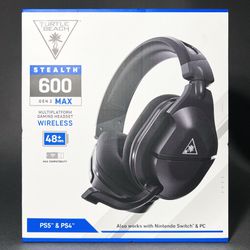 Turtle Beach Stealth 600 Gen 2 MAX Wireless Gaming Headset for PS4, PS5, Nintendo Switch, PC & Mac