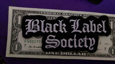 BLACK LABEL SOCIETY iron on patch