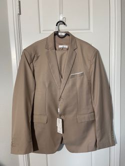Wehilion Suit for Men Size XXL Tan M264 3 Pieces