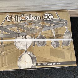 Calphalon 20” X 56” Oval Pot Rack 