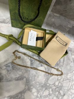 Gold brass chain
