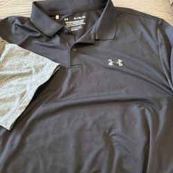 Under Armour Golf Shirts Size Xl