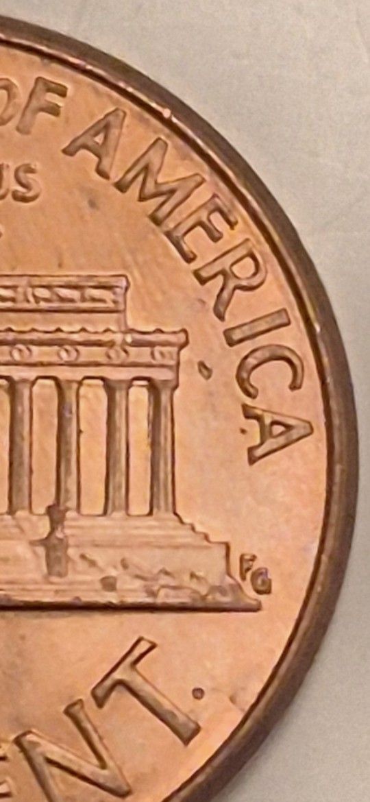 2000 No Mint Wide AM Lincoln Penny: