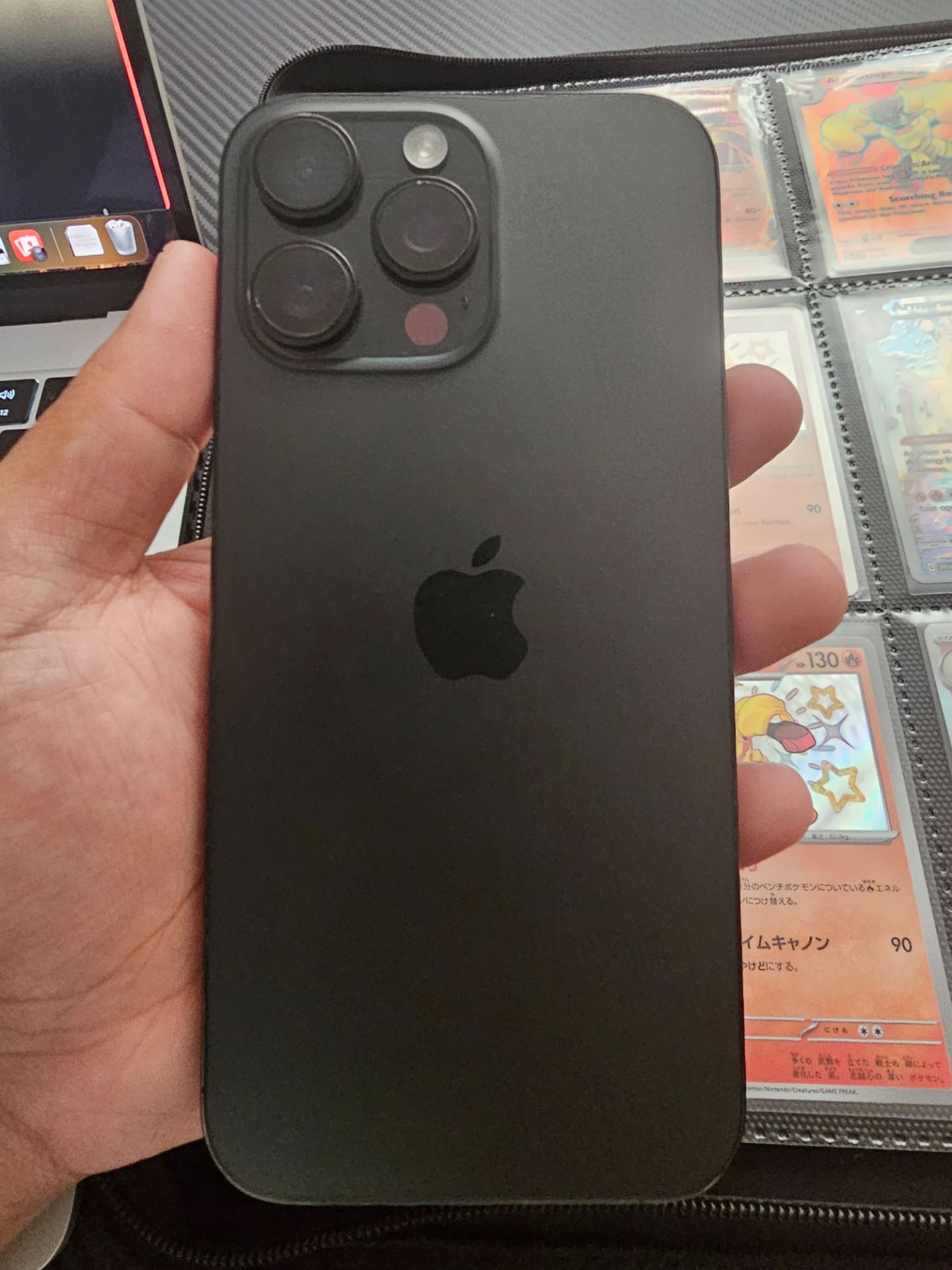 iPhone 16 pro max 256 gb cracked front screen