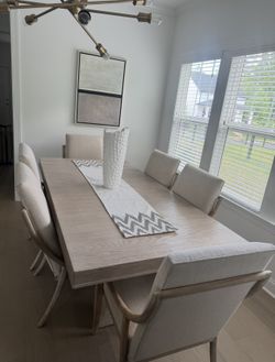 Dining Table And Six Chairs