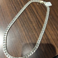 Silver Cuban chain