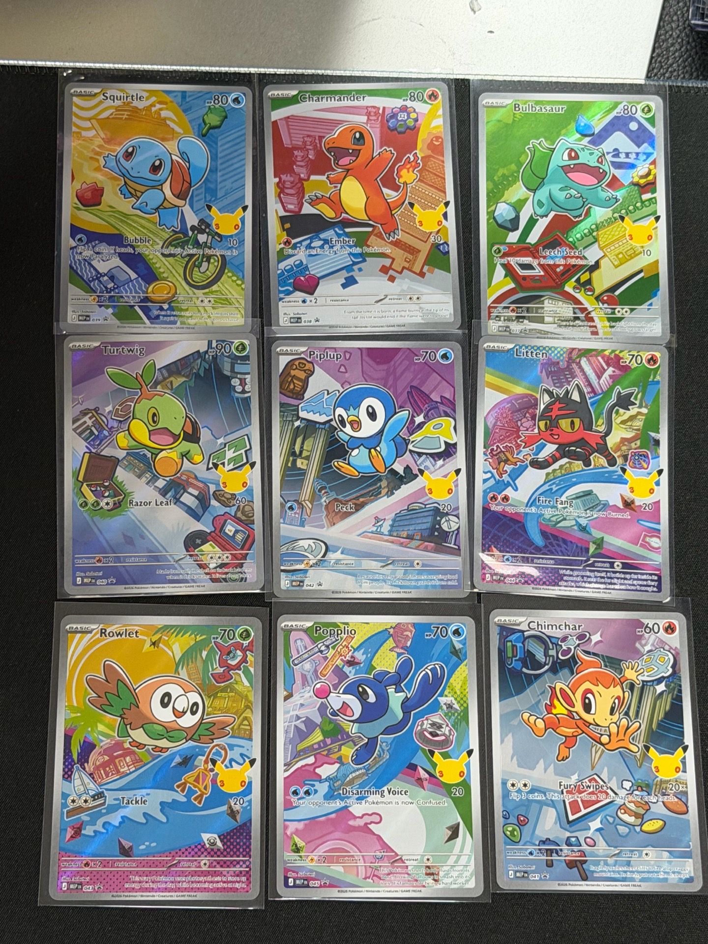 Pokemon First Partner set complete 9