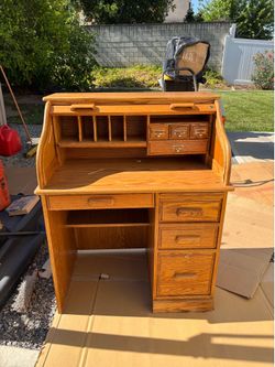 Desk- Solid oak office desk