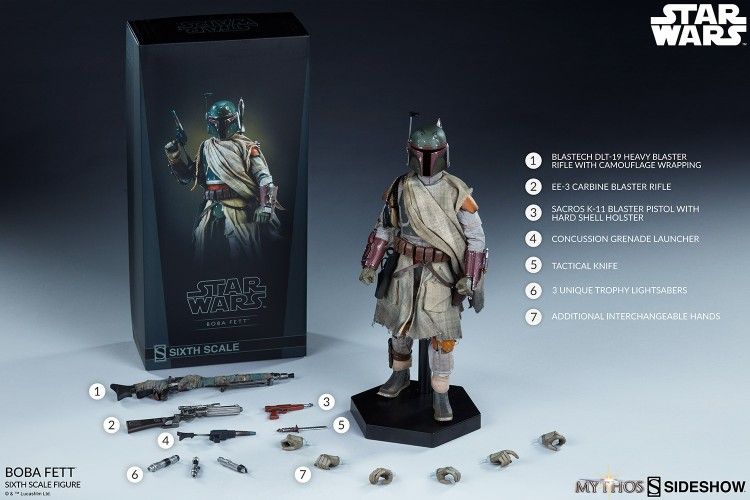 Sideshow Collectibles Boba Fett Mythos Star Wars 1/6 Figure