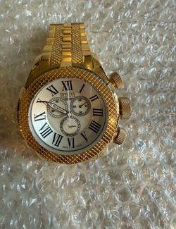 Invicta Reserve Gold-Tone Swiss Chronograph - Excellent Condition