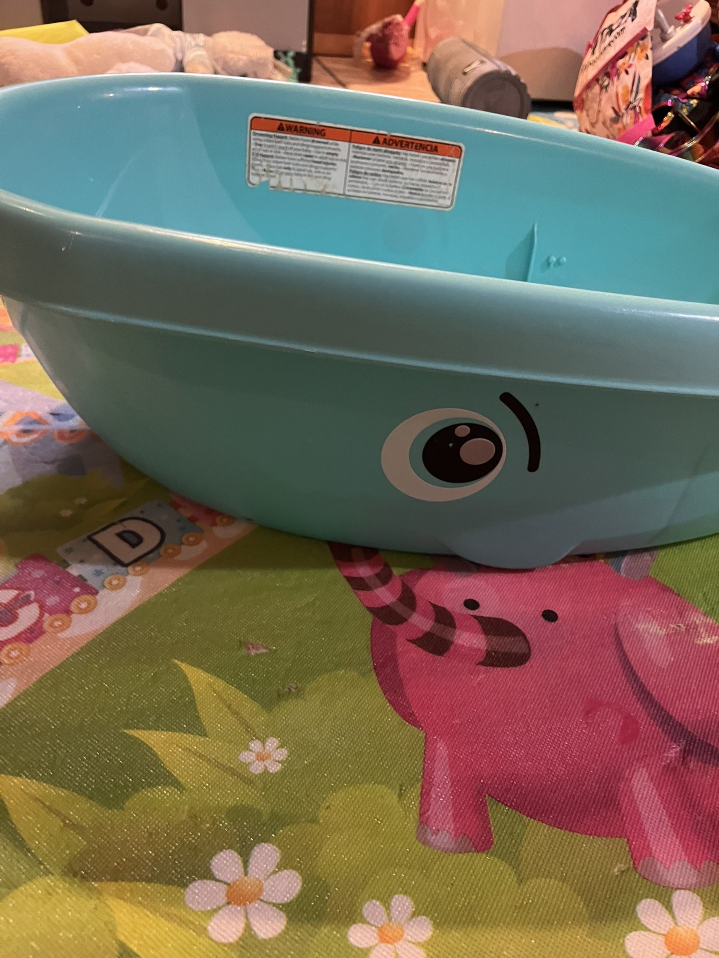Blue Dolphin Baby Bath Tub