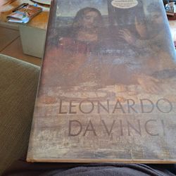 Vintage Large LEONARDO DAVINCI ILLUSTRATED BOOK 
