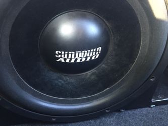 2 12 inch sundown audio subs in custom ported box