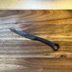 Hand Forged Kitchen Wrench Knife, Utility, Pairing