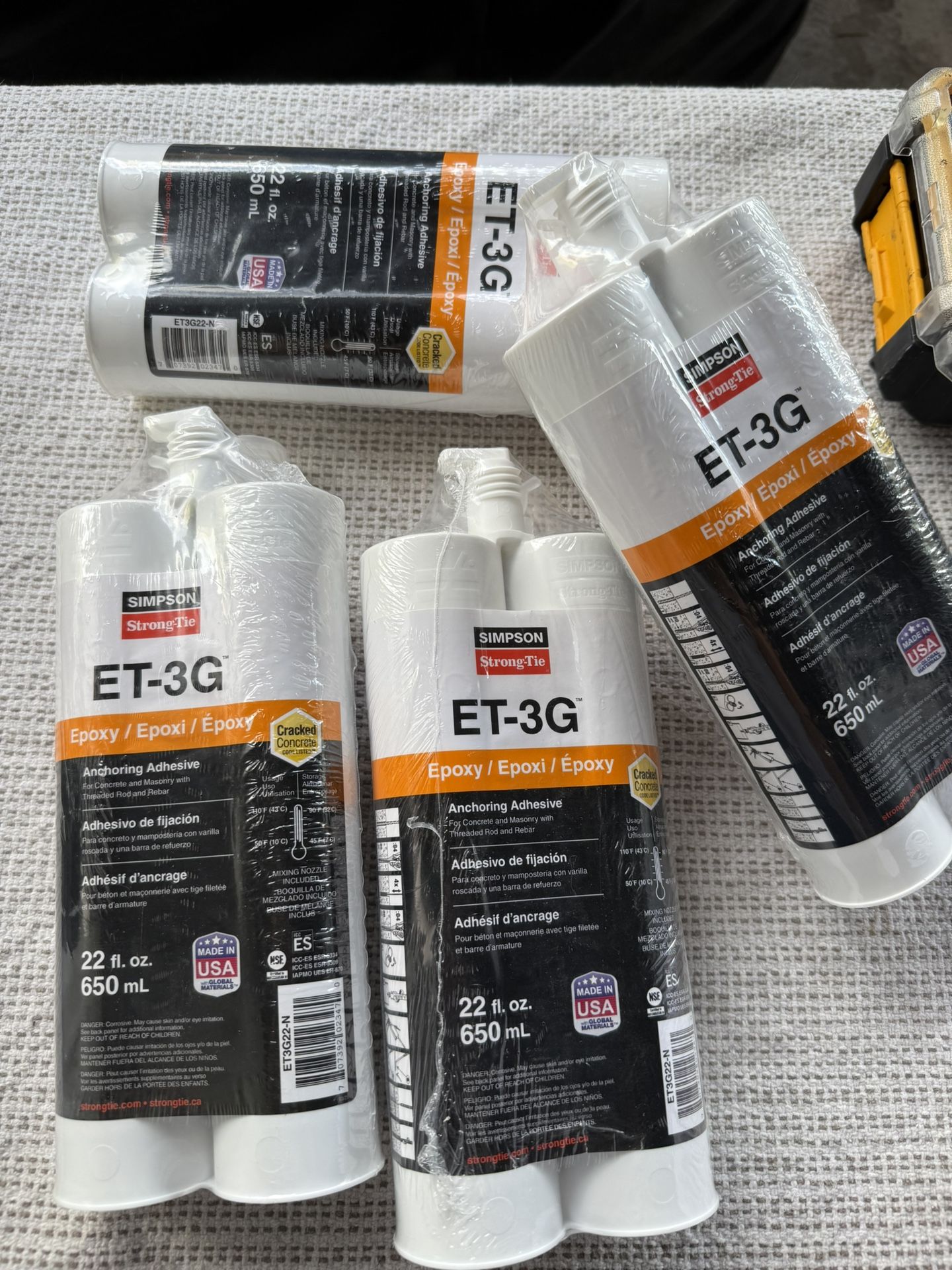 Epoxy Adhesive ET-3G Simpson Strong-Tie