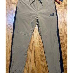 NEW BALANCE Fleece lined All Motion 4-Way Tapered Stretch Pants Men’s Sz M New!