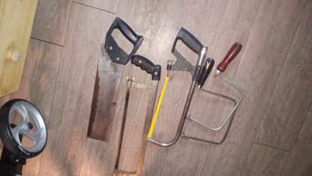 Lot of 3 Hacksaws Mixed Sizes
