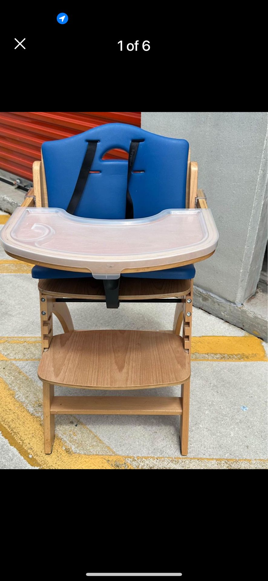 Abiie Wood Junior Convertible High Chair Set
