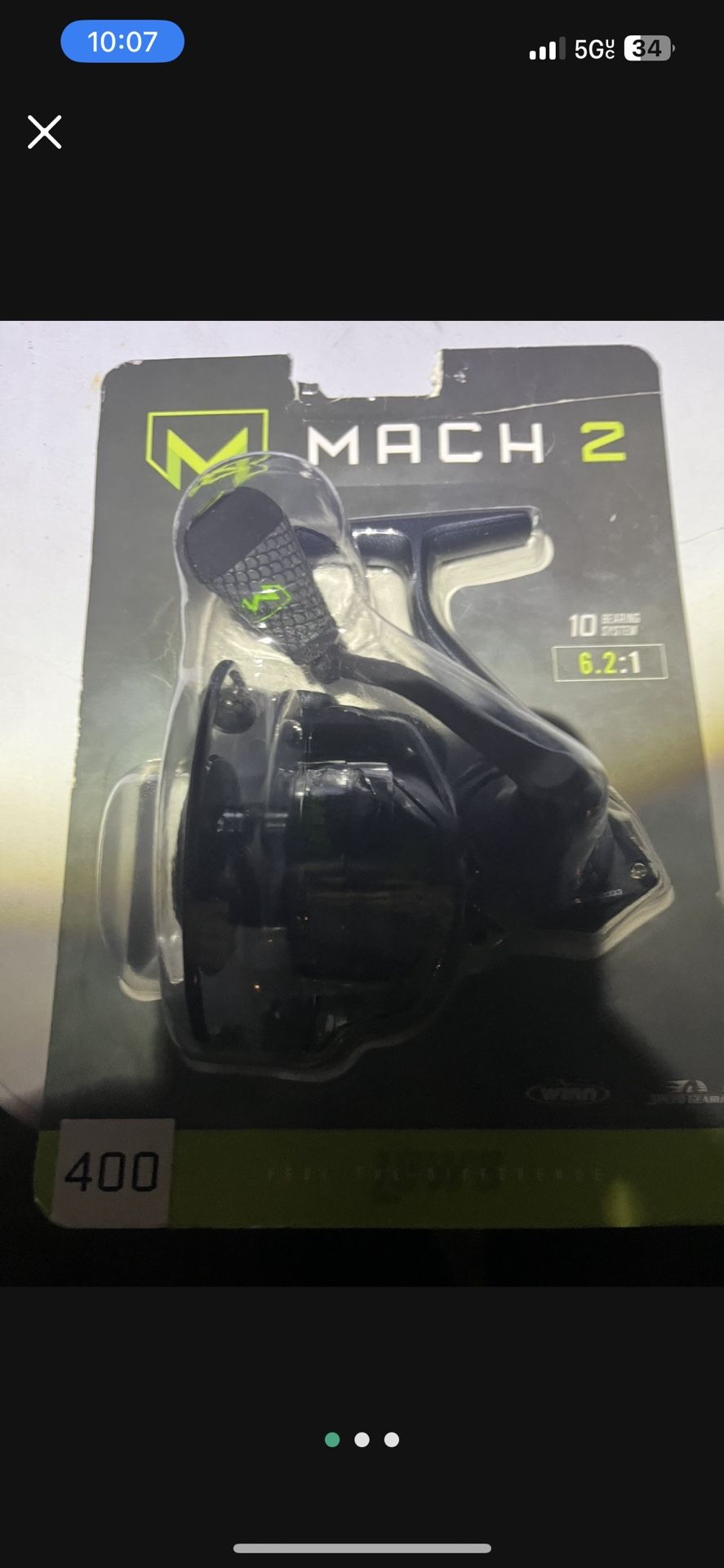 FISHING SPINNING REEL. SIZE 400
