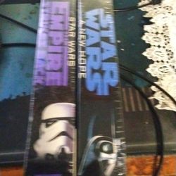 New VHS Star Wars Empire Strikes Back. And A New Hope Both For 40$ New 