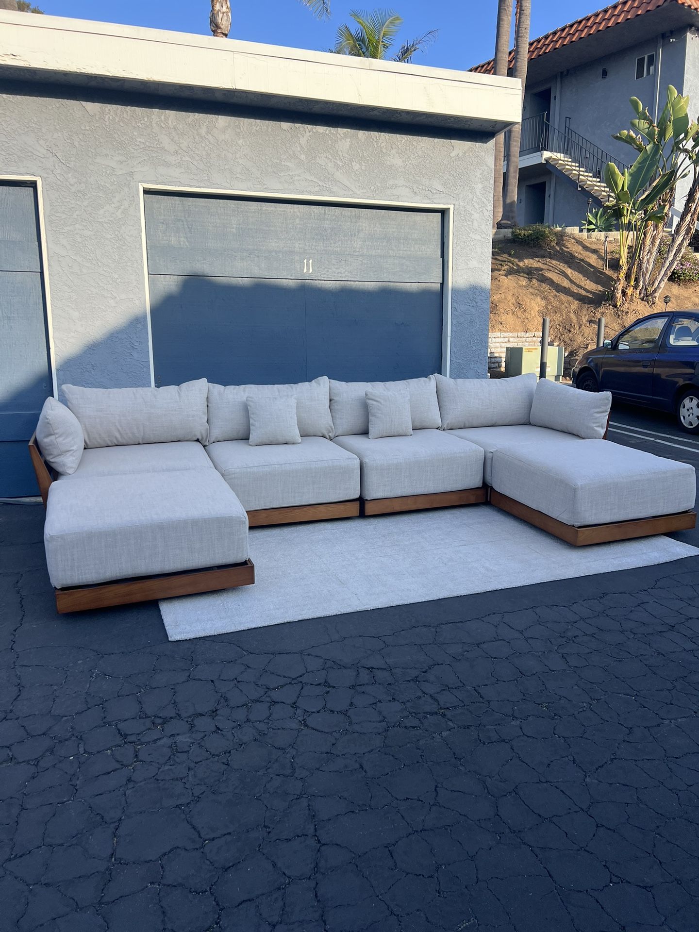 CABA Design – Bondi 4-Seater Sofa + 2 Ottomans + Storage Unit | $3,000–$3,150 (Free Local Delivery