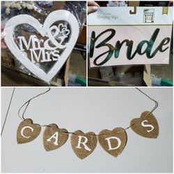 Various Wedding Items