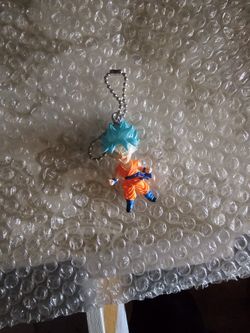 Dragon Ball Keychain Ssg Blue Goku
