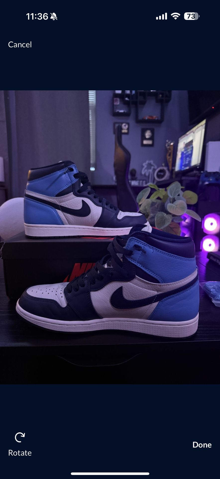 JORDAN 1 OBSIDIAN