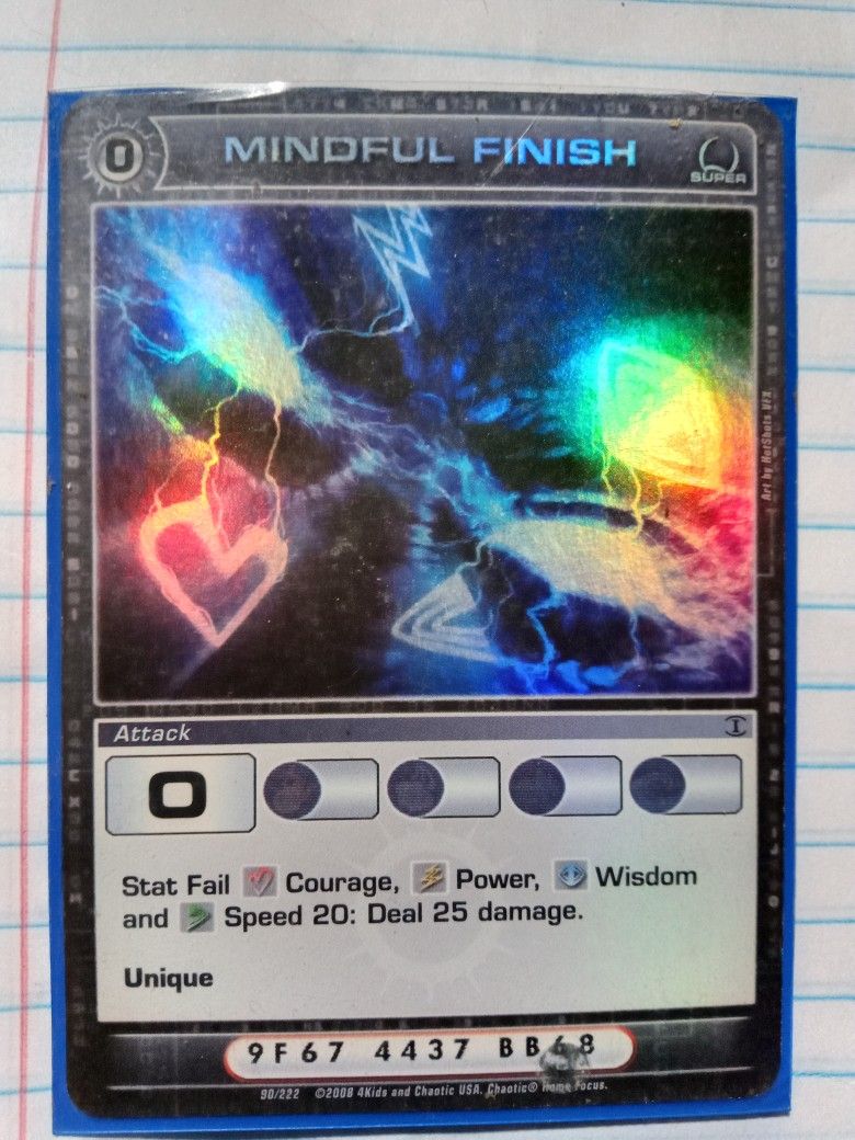 Chaotic Mindful Finish