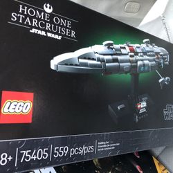 LEGO - Star Wars Home One Starcruiser Buildable Spaceship Toy Model Kit 75405 