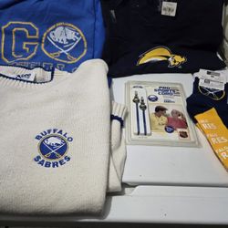 Sabres Stuff.  Large And XL