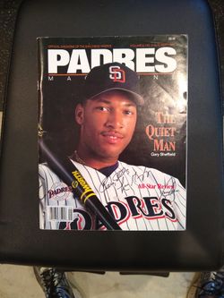 Autographed Padres Magazine 1992