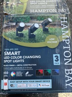 Hampton Bay Outdoor Spotlights