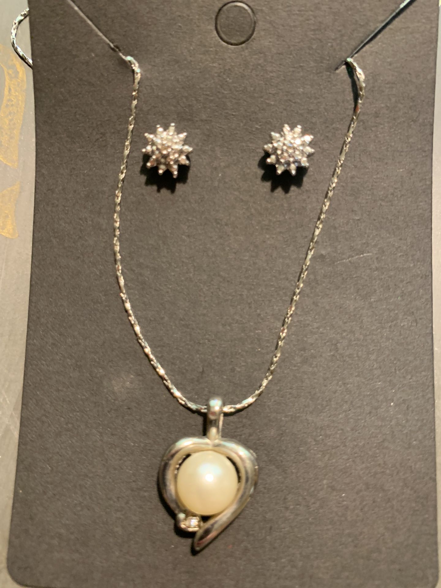 Pendant And Earrings