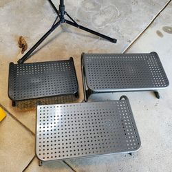 3 Allsop Metal Monitor Stands/Risers