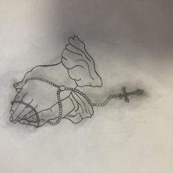 Custom Rosary Drawing