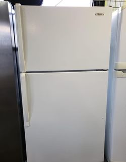 Whirlpool Top Mount  White Refrigerator Fridge
