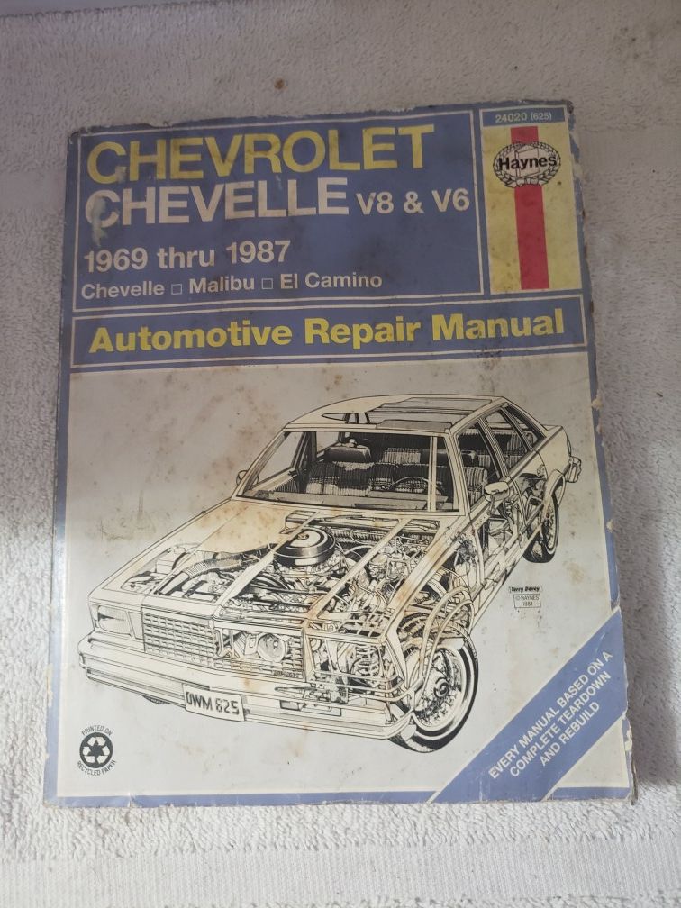 Haynes Chevrolet Chevelle V8 & V6