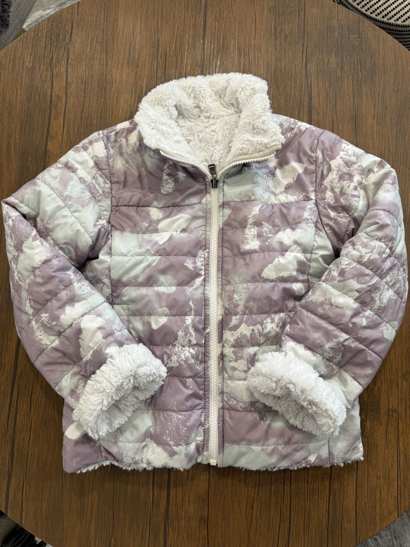 Girls Reversible Northface Jacket 7/8